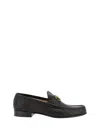 Valentino Garavani Vlogo Signature Loafer With Gold-tone Logo Detail In Black