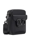 Valentino Garavani Loc Go Plaque Mini Crossbody Bag In Black