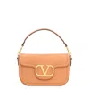 Valentino Garavani Loc Handbag In Brown