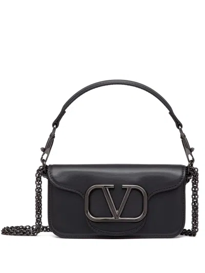 VALENTINO GARAVANI VALENTINO GARAVANI LOCÒ SMALL LEATHER SHOULDER BAG