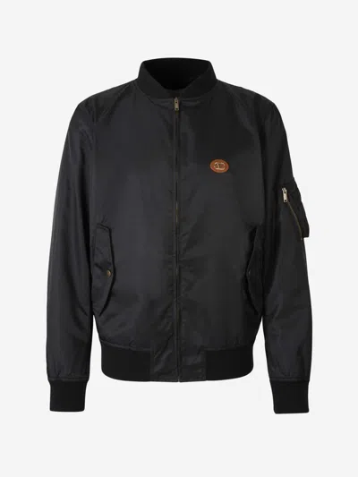 VALENTINO VALENTINO GARAVANI LOGO BOMBER JACKET