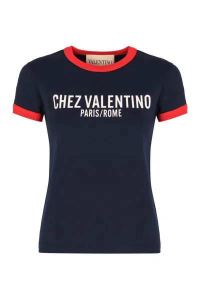 VALENTINO VALENTINO GARAVANI LOGO COTTON T-SHIRT