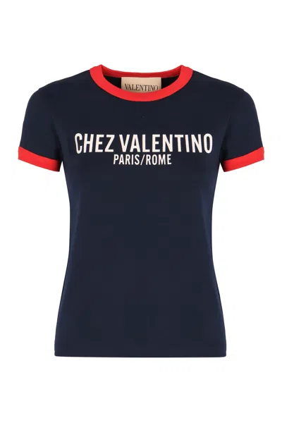 VALENTINO VALENTINO GARAVANI LOGO COTTON T-SHIRT