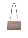 VALENTINO GARAVANI VALENTINO GARAVANI LOGO PLAQUE FOLDOVER TOP SHOULDER BAG