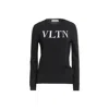 Valentino Garavani Logo Pullover In Black