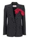 Valentino Garavani Women Printed Supergran Blazer In Multicolor