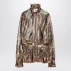 Valentino Loose Pleated Silk-blend Shirt
