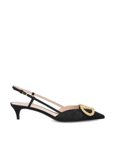 Valentino Garavani Low Shoes In Black