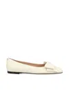 Valentino Leather Ballerinas Featuring Bow Detail