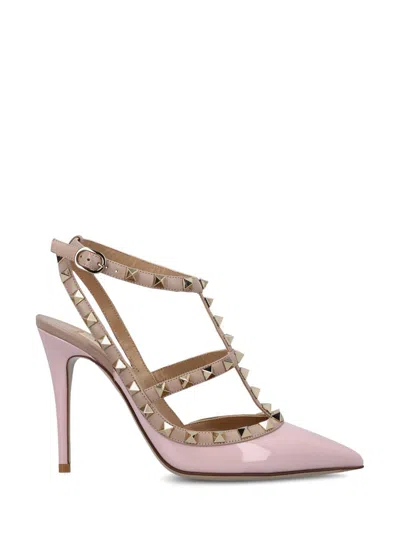 Valentino Garavani Low Shoes In Water Lilac/poudre