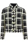 Valentino 'macro Check Tweed Jacket For