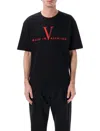 Valentino Crew Neck Short Sleeve T-shirt Design In Multi