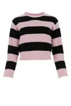 Valentino Striped Virgin Wool Jumper