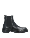 VALENTINO GARAVANI VALENTINO GARAVANI MAN ANKLE BOOTS BLACK SIZE 8 LEATHER