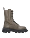 Valentino Garavani Man Ankle Boots Military Green Size 11 Soft Leather