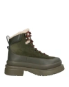 Valentino Garavani Man Ankle Boots Military Green Size 9 Shearling