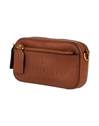 Valentino Garavani Man Belt Bag Brown Size - Leather