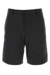 Valentino Vlogo Toile Iconographe Bermuda Shorts In Black