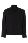 VALENTINO VALENTINO GARAVANI MAN BLACK SATIN SWEATSHIRT