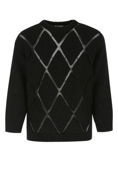Valentino Garavani Man Black Wool Sweater