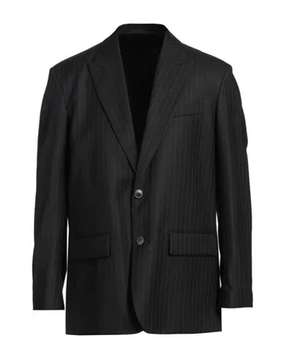 Valentino Garavani Man Blazer Black Size 38 Wool, Viscose