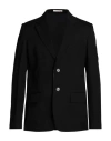 Valentino Garavani Man Blazer Black Size 40 Virgin Wool, Elastane In Black