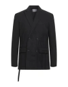 Valentino Garavani Man Blazer Black Size 42 Polyester, Virgin Wool, Elastane In Black