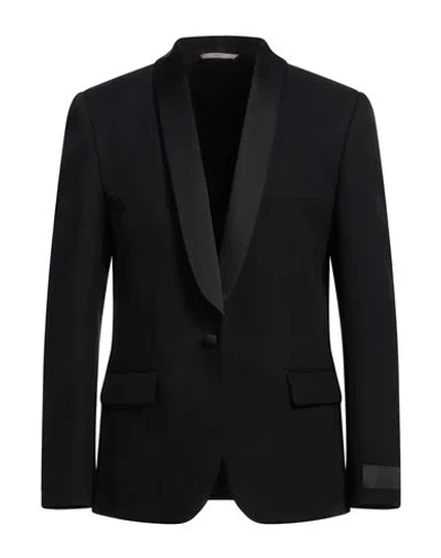 Valentino Garavani Man Blazer Black Size 40 Wool