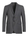 Valentino Man Suit Jacket Lead Size 42 Virgin Wool In Grey