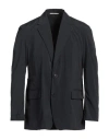 Valentino Garavani Man Blazer Midnight Blue Size 36 Polyamide In Black