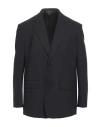 Valentino Garavani Man Blazer Midnight Blue Size 42 Polyester, Virgin Wool, Elastane, Wool In Blue