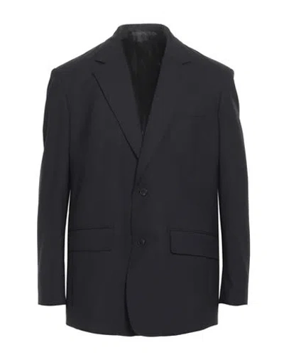 Valentino Garavani Man Blazer Midnight Blue Size 42 Polyester, Virgin Wool, Elastane, Wool