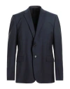 Valentino Garavani Man Blazer Midnight Blue Size 44 Wool, Mohair Wool In Blue