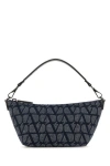Valentino Garavani Man Blue Toile Iconographe Handbag In Multicolor