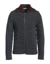 Valentino Garavani Man Cardigan Navy Size L Virgin Wool