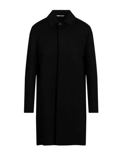 Valentino Garavani Man Coat Black Size 36 Virgin Wool, Cashmere