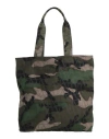 Valentino Garavani Man Handbag Military Green Size - Textile Fibers