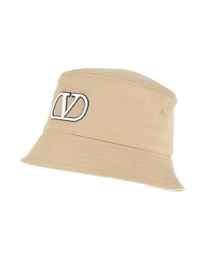 Valentino Garavani Man Hat Beige Size 7 ¼ Cotton