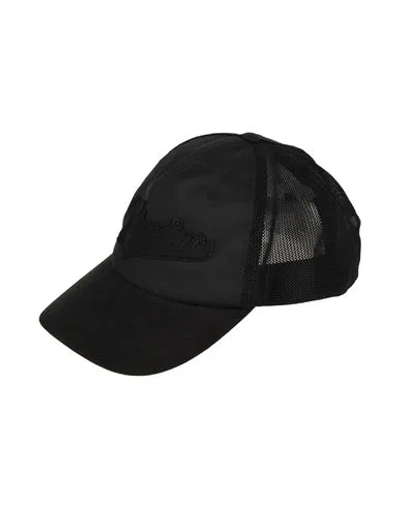 Valentino Garavani Man Hat Black Size 7 ¼ Polyamide, Polyester