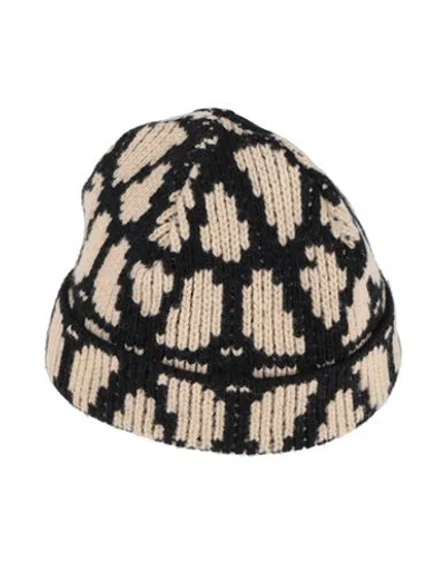 Valentino Garavani Man Hat Black Size Onesize Virgin Wool