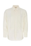 Valentino Classic White Poplin Shirt For Men In White