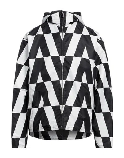 Valentino Garavani Man Jacket Black Size 38 Polyamide, Polyester, Elastane