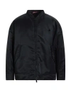 Valentino Man Jacket Black Size 40 Polyamide In Black