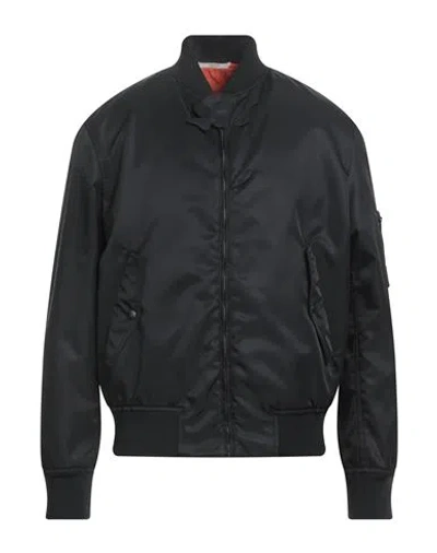 Valentino Garavani Man Jacket Black Size 40 Polyamide, Elastane, Polyester, Cotton