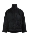 Valentino Man Jacket Black Size L Polyamide In Black
