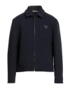 Valentino Garavani Man Jacket Midnight Blue Size 42 Virgin Wool In Blue