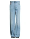 Valentino Garavani Man Jeans Blue Size 31 Cotton In Blue