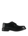 Valentino Derby Rockstud Essential Leather Lace-up Shoes In Animal Print
