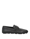 Valentino Vlogo Signature Slip-on Loafers In Black
