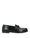 Valentino Garavani Man Loafers Black Size 7 Leather In Black